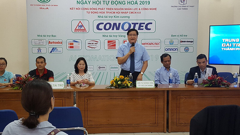 PGS.TS Lê Hoài Quốc – Chủ tịch HAuA chia sẻ nhu cầu về nhân lực trong lĩnh vực tự động hóa