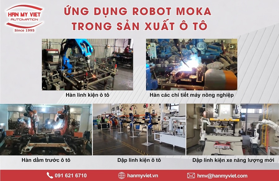 Ứng dụng Robot công nghiệp MOKA