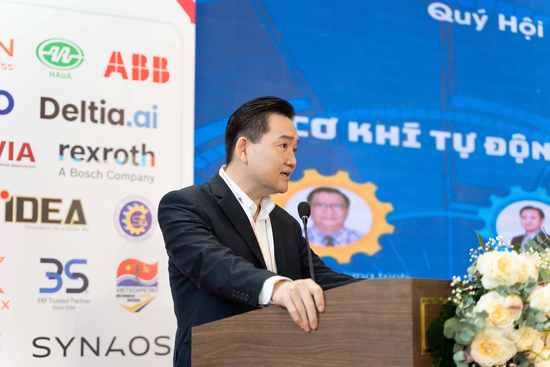 Ông Nguyễn Trường Thi - Phó Giám đốc Sở Công Thương TP.HCM phát biểu tại Diễn đàn